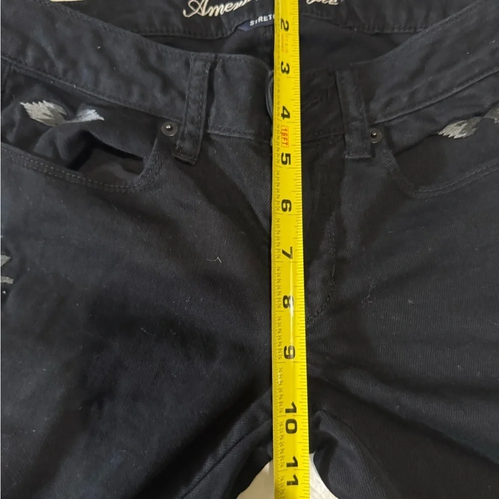 American Eagle Outfitters Black Straight Leg Jeans